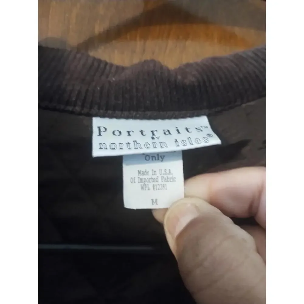 Portraits by Northern Isles Vintage Floral Print jacket size medium - Picture 7 of 7